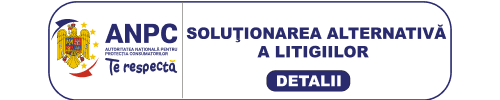 ANPC - Soluționarea alternativă a litigiilor